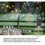 SUNTHIN 27ft Globe Outdoor String Lights LED G40 String of Lights 2700K Hanging Loops 13Pcs Sockets 2ft Spacing 14Pcs Glass Bulbs UL ETL Listed Indoor Outdoor Patio Lights Waterproof