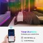 50FT Music Sync LED Strip Lights with APP and Remote Control,RGB Color Changing Light Strips for Bedroom,Room,Party and Home Decoration
