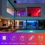 Bluetooth LED Strip Lights, Music Sync 65.6FT 5050 LED Strip Lights RGB Color Changing Lights Waterproof Flexible Tape with 44 Key Remote for Bedroom, Kitchen, TV, Party, Christmas (4x16.4FT)