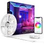 Smart LED Strip Lights Gosund Smart Tape Light Works with Alexa Google Home16.4feet, APP Control, Sync with Music, 5050 RGB Color Changing Lights for Bedroom, TV, Kitchen, Bar, Party (1pcs)