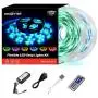 Daybetter Led Strip Lights Waterproof 10M 32.8ft Color Changing RGB 3528 600 LEDs, Led Lights for Bedroom,Holiday