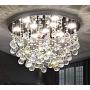 Saint Mossi Modern K9 Crystal Chandelier Lighting Flush Mount LED Ceiling Light Fixture Pendant Chandelier for Livingroom 9 GU10 Bulbs Required Width 20 inch x Height 13 inch Saint Mossi Modern K9 Crystal Chandelier Lighting Flush Mount LED Ceiling Light Fixture Pendant Chandelier for Livingroom 9 GU10 Bulbs Required Width 20 inch x Height 13 inch