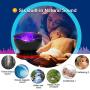 Ocean Wave Projector, Night Light Lamp with Adjustable Lightness Remote Control Timer 8 Lighting Modes Music Speaker Light Show LED Night Light Projector Lamp for Baby Kids Adult Bedroom Living Room