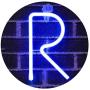 Light Up Letters for Wall Decor, Neon Art Light Letters of The Alphabet Marry Me Decorations for Bedroom, Living Room, Wedding Party-blue Letter R