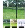 VOSONX Solar Motion Sensor Landscape Spotlights, Solar Garden Lights - Bright LED Solar Lights Outdoor with 2 Lighting Modes, Solar Landscaping Lighting for Garage Pool Patio 2 Pack Cold White