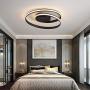Simple Acrylic Modern Flush Mount Ceiling Lights for Living Room Bedroom Led Pendant Chandeliers fixtures Lighting with Dimmable Remote Control