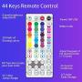 LED Strip Lights 32.8ft, 1 Roll RGB Led Lights 5050 LEDs Rope Light Strip Kit with 44 Key Remote Control and 24V Power Supply LED Tiktok Lights for Bedroom, Room, Kitchen, Home Decor