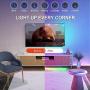 Upgraded LED Strip Lights 20m/65.6Ft, Music Sync Color Changing Rope Lights with Remote, Bluetooth APP Controlled 5050 RGB LED Lights for Bedroom Home Kitchen Party Decoration (2 Rolls)