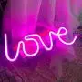 Love Neon Signs for Wall Decor,USB or Battery Decorative Neon Lights, LED Signs for Bedroom,LED Neon Light Neon Sign Light Up for Bar,Christmas,Party,Wedding,Kids Room,Girls Living Room（Pink）