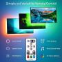 Govee TV Backlight 9.8ft RGB Strip Light, Non-Waterproof TV Bias Lighting Kit with Remote Controller,Monitor Lighting Kit for HDTV Desktop PC,USB Powered