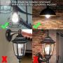 Motion Sensor Light Bulbs Outdoor, Boxlood Indoor Movement Activated LED Bulbs, 5000K Daylight 12W(100W Equivalent) A19 E26, Dusk to Dawn Security Bulbs for Entrance Porch Stairs Garage Closet, 4Pack