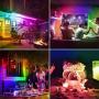 MagicColor LED Strip Lights, Lepro 16.4ft Music Sync Waterproof RGBIC Light Strip with Remote, 5050 RGB LED Lights for Bedroom, Home Decoration, TV, Gaming Room, Party, Balcony and Camping