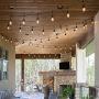 Afirst LED Outdoor String Lights 48Ft with 17 Bulbs, 15 Hanging Sockets, 2W LED Bulbs, E26 Base, Commercial Waterproof Edison String Lights for Party Patio Backyard Porch Deck Market Lighting