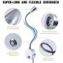 Bedside Reading Lights, Head Adjustable Minimalist LED Bed Reading Lamp, Dimmable Touch Switch Bedside Lamp for Bedroom Living Room Office, Reading Lights for Bed headboard