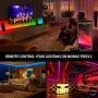 LANGSA LED Strip Lights, Bluetooth Remote Control, RGBW Color Changing Rope Lights, Sync to Music, Stronger Adhesive Tape, LED Tape Lights for TV, Bedroom, Party, Holiday Decoration (32.8ft/10M)…