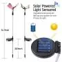 Solar Lights Outdoor Decorative,Qualife Solar Butterflies, Garden Gifts for Housewarming Mom Women,Solar Butterfly Decoration Lights for Yard Patio Decor.
