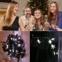 Christmas Lights, 24.6 Ft 50 Led Fairy Lights Battery Operated 2 Modes 5 Sticking Hooks for Xmas Tree Bedroom Indoor Outdoor Christmas Decorations, 2 pack Christmas Lights, 24.6 Ft 50 Led Fairy Lights Battery Operated 2 Modes 5 Sticking Hooks for Xmas Tree Bedroom Indoor Outdoor Christmas Decorations, 2 pack