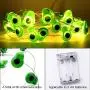 Avocado LED String Lights 10ft 30 LEDs Party Lights Battery Operated Copper Wire Night Light Fruit Outdoor String Light Waterproof Indoor Bedroom Children Girls Room Wall Décor Party Decorations