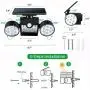 Solar Lights Outdoor ,Fatpoom 30 LED Solar Security Light with Motion Sensor Dual Head Spotlights IP65 Waterproof 360° Adjustable Solar Motion Lights Outdoor for Front Door Garage Patio Deck (2 Pack)