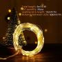 BEAUTY DY Led String Lights, Mini Battery Powered Copper Wire Starry Fairy Lights, Battery Operated Lights for Parties, Wedding, Bedroom, Christmas, Centerpiece, Decoration (5m/16ft Warm White)