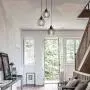 Garwarm Pendant Lighting with Spring Cage Vintage Adjustable Hanging Lighting Fixture 3-Lights Black Pendant Light for Kitchen Island Dining Room Foyer Farmhouse Bar