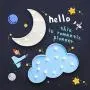 Decorative Crescent Moon Decor Light,Cute LED Nursery Night Lamp Gift-Marquee Moon Sign Wall Decor for Birthday Party,Kids Room, Living Room Decor(White)