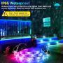 Led Strip Lights 6.6ft USB Powered Strip Light Sync to Music Color Changing Flexible Tape Lights with Remote for Home Bar Decoration
