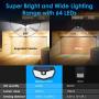 URPOWER Solar Lights Outdoor, 3 Modes Solar Motion Sensor Light Outdoor Super Bright and Wide Lighting Range Outdoor Lights Waterproof Led Security Lights Solar Flood Lights for Backyard Fence Patio