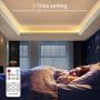 Tunable White LED Strip Light 65.6ft, 1680 LEDs Light Strips 3000K-6000K Dailylight Warm White Dimmable Tape Light, 2835 SMD LED Lights for Bedroom Kitchen Dorm TV Mirror Bar Under Cabinet Ceiling