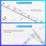 MINGER 32.8ft LED Strip Lights with Remote, RGB Color Changing Light Strips with 5050 LED Lights, Cutting Design, Back Adhesive for Bedroom, Living Room, Kitchen, 12V/3A Adapter, Non-Waterproof (2x5m)