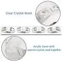 Modern 4 Light Crystal LED Vanity Light Fixtures 34.6 inch 28W,Chrome Wall Mount Bathroom Wall Light Lamps in Living Room Indoor 34.6 Inches