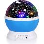 Night Light for Kids, Fortally Kids Night Light, Star Night Light, Nebula Star Projector 360 Degree Rotation - 4 LED Bulbs 13 Light Color Changing with USB Cable, Romantic Gifts for Men Women Children