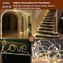 120 LED Rope Light, USB Powered, Rope Tube Fairy Lights with Remote, Warm White