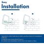 Hyperikon LED Outdoor Wall Light, 30W Frosted, Photocell Dusk to Dawn Mount Sconce, Exterior Security Lighting