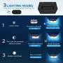 LITOM Solar Lights Outdoor, 40 LED Wireless Wide Angle Motion Sensor Light, IP65 Waterproof Security Solar Light, Three Working Modes for Front Door-2 Pack