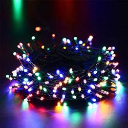 Upgraded Solar Christmas Lights, 121ft 350 LED 8 Modes Solar String Lights, Waterproof Solar Outdoor Christmas Lights for Garden, Patio, Holiday, Party, Balcony, Christmas Decorations (Multicolor)