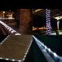 33ft Outdoor Led Rope Lights String with 100 LEDs Waterproof Decoration Starry Fairy Lights Plug in for Bedroom, Home, Garden, Patio Decor (33FT, White)