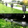 Solar Lights Outdoor, GRDE Upgraded Solar Pathway Garden Lights Super Bright 20 lumens& Longer Working Time IP65 Waterproof Landscape Lighting for Yard Patio Walkway Landscape Spike Path Light