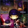 Baby Night Light and Sound Machine Star Projector Night Light for Kids Girls Boys Children Infant Toddler Sleep Soother Nursery Bedroom Bedside Lamp with Music Adapter Timer Remote Contro