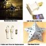 ACRAFT Twinkle Star String Lights Plug in Fairy Lights for Bedroom with End-to-end Connector Decorative Lighting for Teen Girl Boy Tee Pee