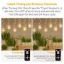 Window Hanging Lights Decor, Dimmable Creative 3D LED Curtain String Lights with Timer/5 Modes/USB Plug,Warm White Remote Control Twinkle Lights for Bedroom/Window/Wall/Fireplace/Patio/RV Camping