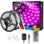 LED Strip Lights 32.8ft, RGB LED Light Strip, 5050 SMD LED Color Changing Tape Light with 44 Key Remote and 12V Power Supply, LED Lights for Bedroom, Home Decoration, TV Backlight, Kitchen, Bar