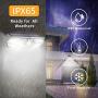 KBP Solar Lights Outdoor LED Motion Security Lights Solar Wall Lights with 3 Working Modes Wall Mount Waterproof Outdoor Lights for Fence Deck Patio Yard Garage