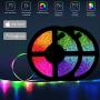 Yardeen 65.6ft LED Strip Lights, Bluetooth Extra-Long 5050RGB, UL Adapter 2x32.8ft 600LEDs for iOS and Android, 44-Key Controller/App Controlled Music Lights for Home, Kitchen, TV, Party