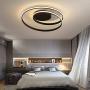 Simple Acrylic Modern Flush Mount Ceiling Lights for Living Room Bedroom Led Pendant Chandeliers fixtures Lighting with Dimmable Remote Control