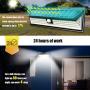 Facaimo LED Lights Outdoor Security Night Light LED Solar Lights Outdoor 126 LEDs Solar Powered Security Lights, Wireless Light Sensor&Motion Sensor Light 270° Wide Angle for Front Door, Garage, Yard