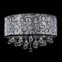 DINGGU 4 Lights Flush Mounted Modern Drum Ceiling Light Chandelier Lamp Fixtures Rain Drop Decoration