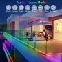 Dreamcolor LED Strip Lights, 32.8FT/10M RGBIC App Control Light Strips with Chasing Multicolor Effect, Waterproof Music Sync 5050 Led Light for Bedroom Kitchen TV Dorm Garden Party Under Cabinet