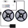 Led Strip Lights Music Sync 32.8 Feet Bluetooth Waterproof Color Changing Light Strip with IR Remote and App Control 5050 SMD RGB 300 Led Tape Lights for Bedroom Bar Party Christmas Decor