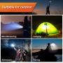 Solar Lights Outdoor, IP65 Waterproof Solar Motion Lights with 6 Mode, Solar Lights Foldable with 48 LED Super Bright Lights, Motion Sensor Security Lights for Camping Garden Patio Yard